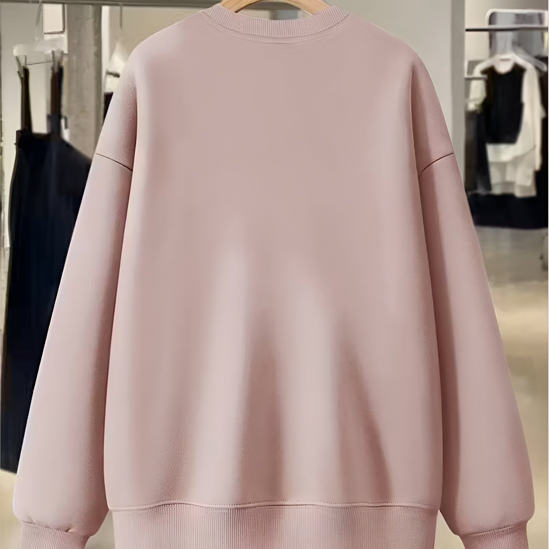 Cosy ladies pink jumper