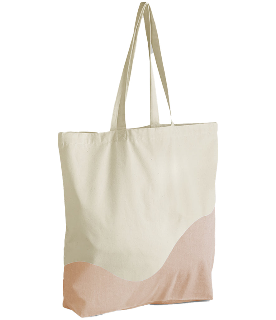 Reusable cotton shoulder tote – eco-conscious bohemian fashion