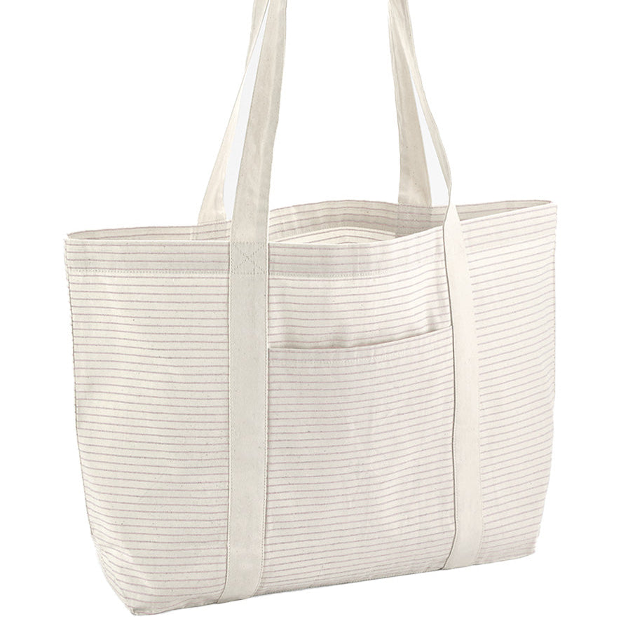 Sustainable shopper bag – organic cotton with carry straps
