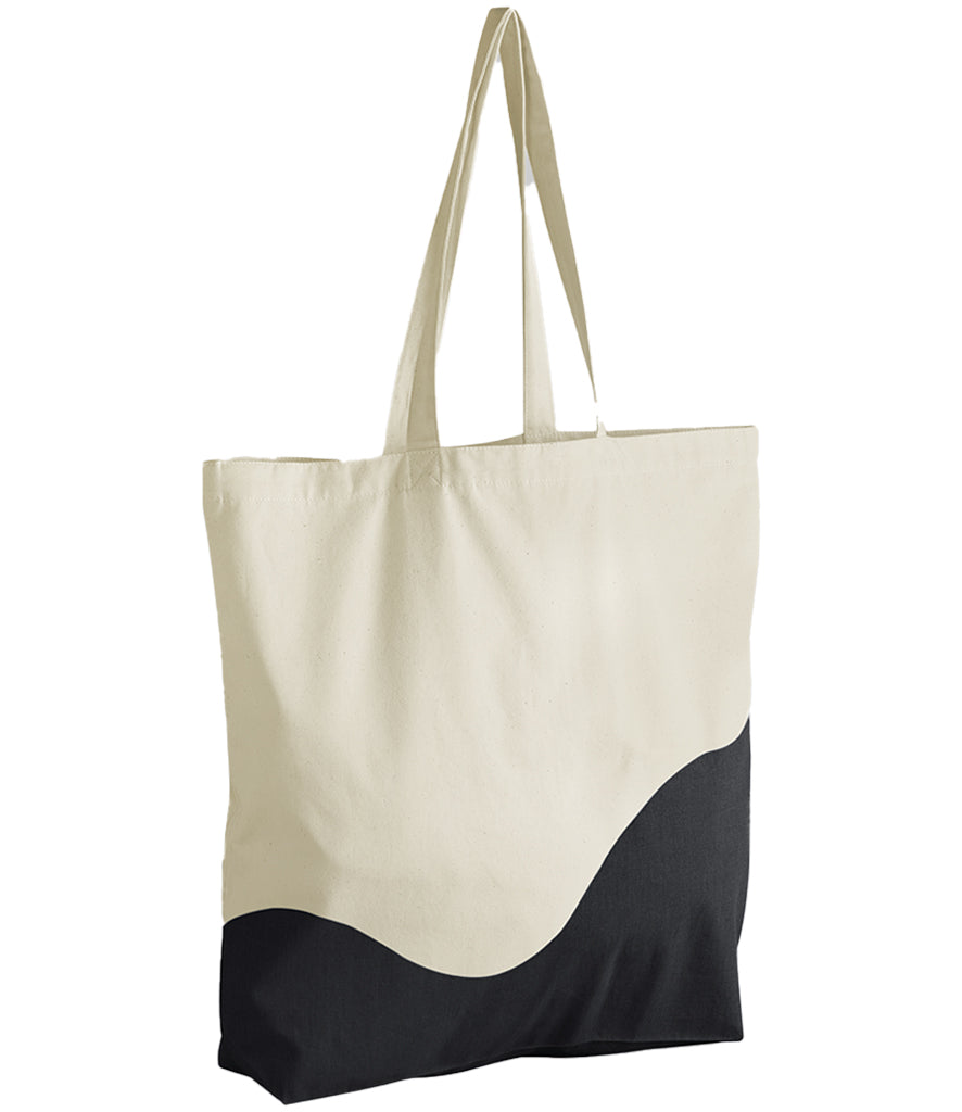 Sustainable boho market tote in neutral earth-tone colors