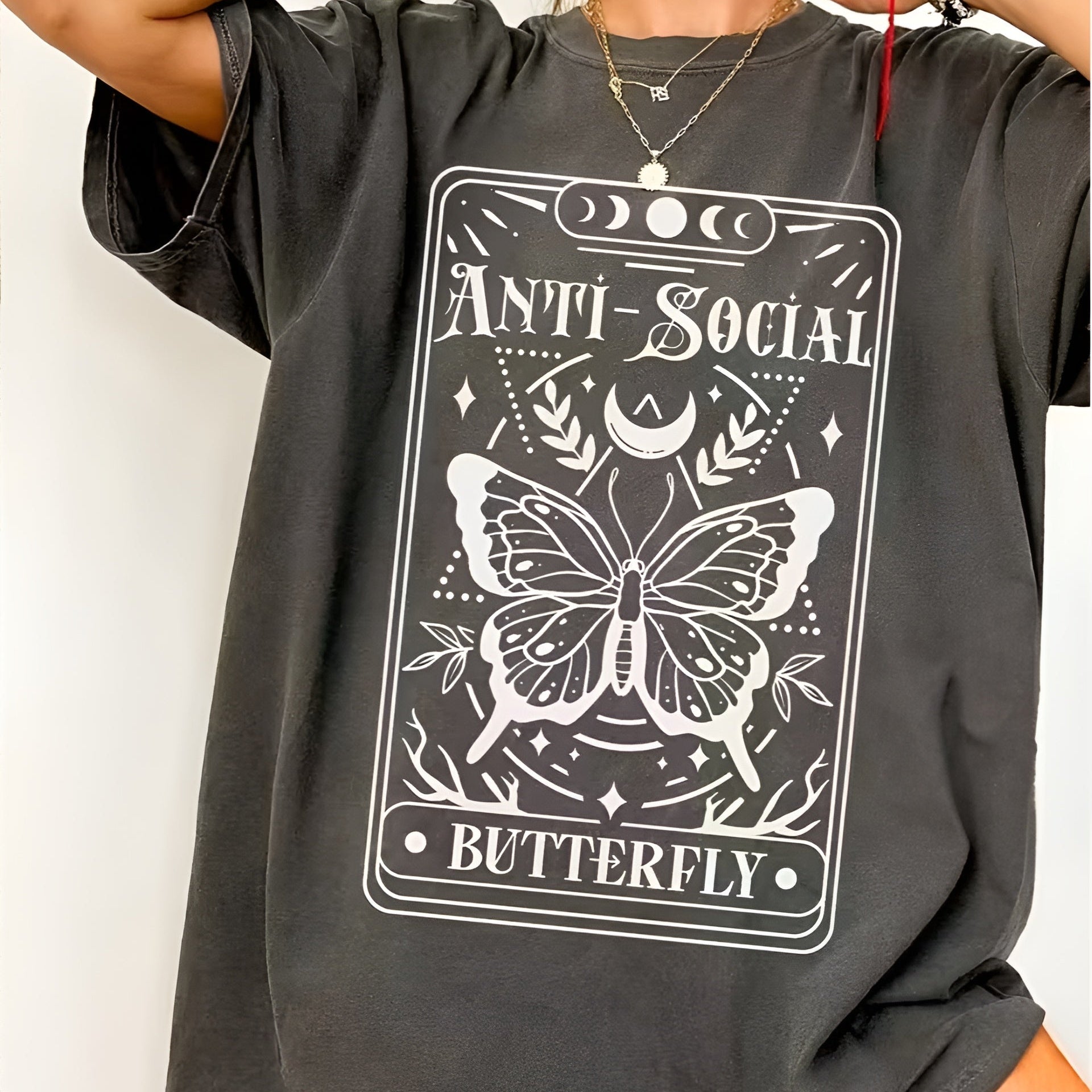 Antisocial butterfly t-shirt 