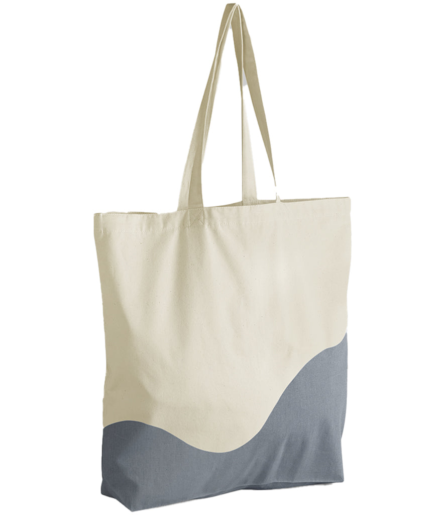 Bohemian wave print cotton bag – ethical and organic design