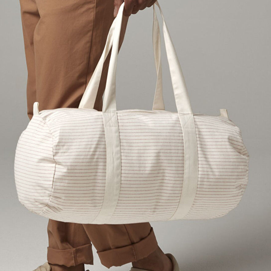 Drifted Daisy barrel tote – ethical fashion accessory with zip