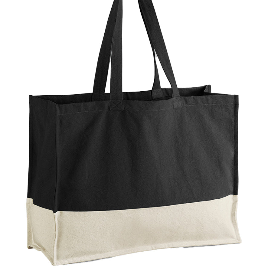 Earthbound Organic Contrast Shopper in Black