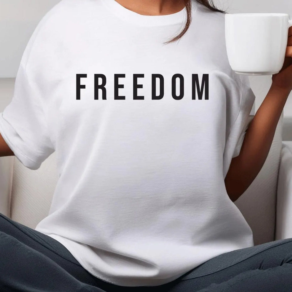 christian liberty shirt close-up print