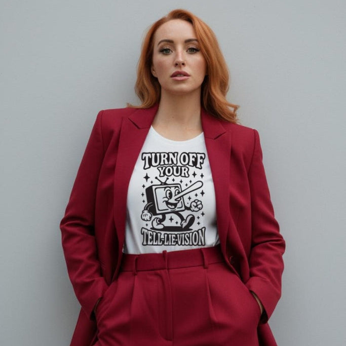 funny anti media shirt