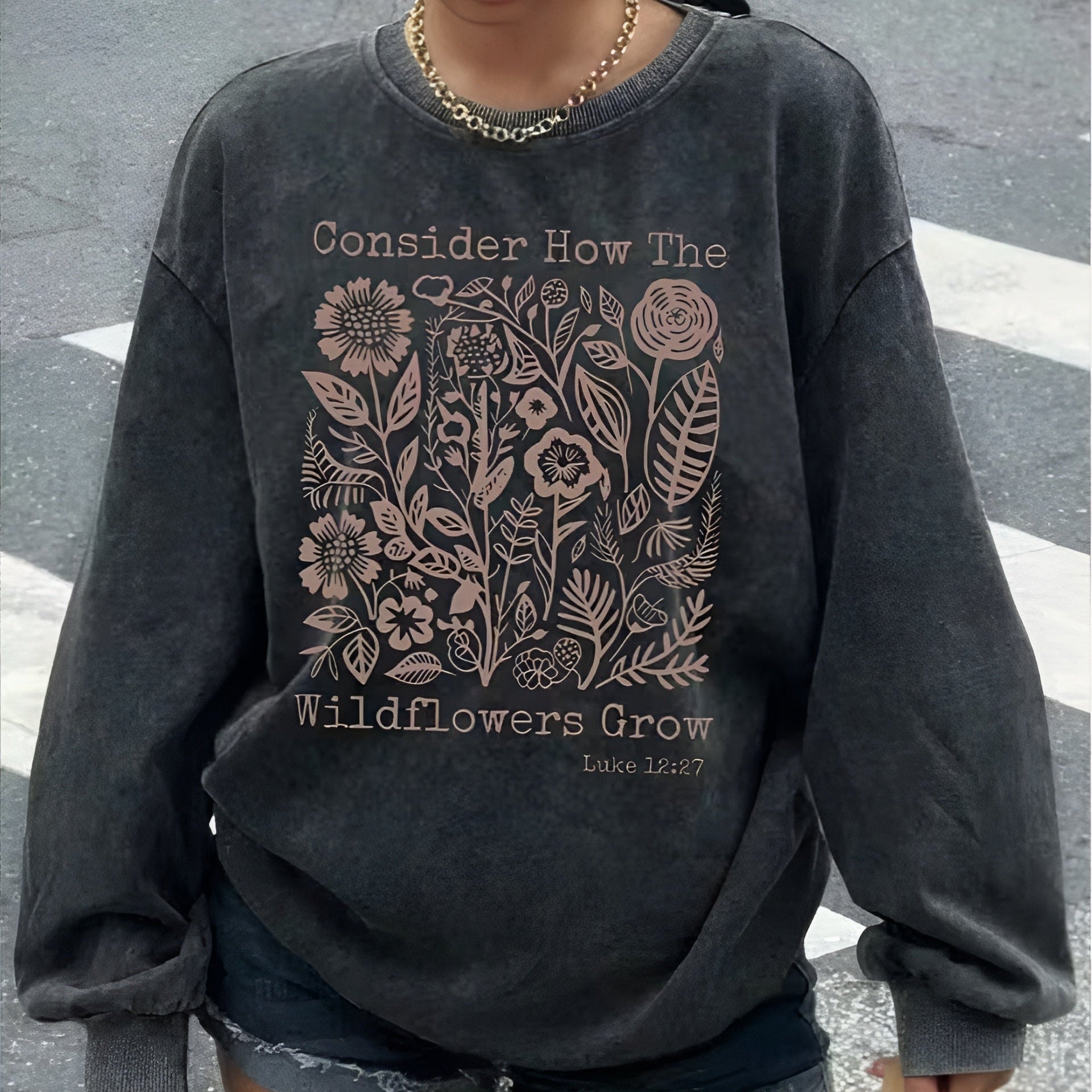 luke 12:27 sweatshirt