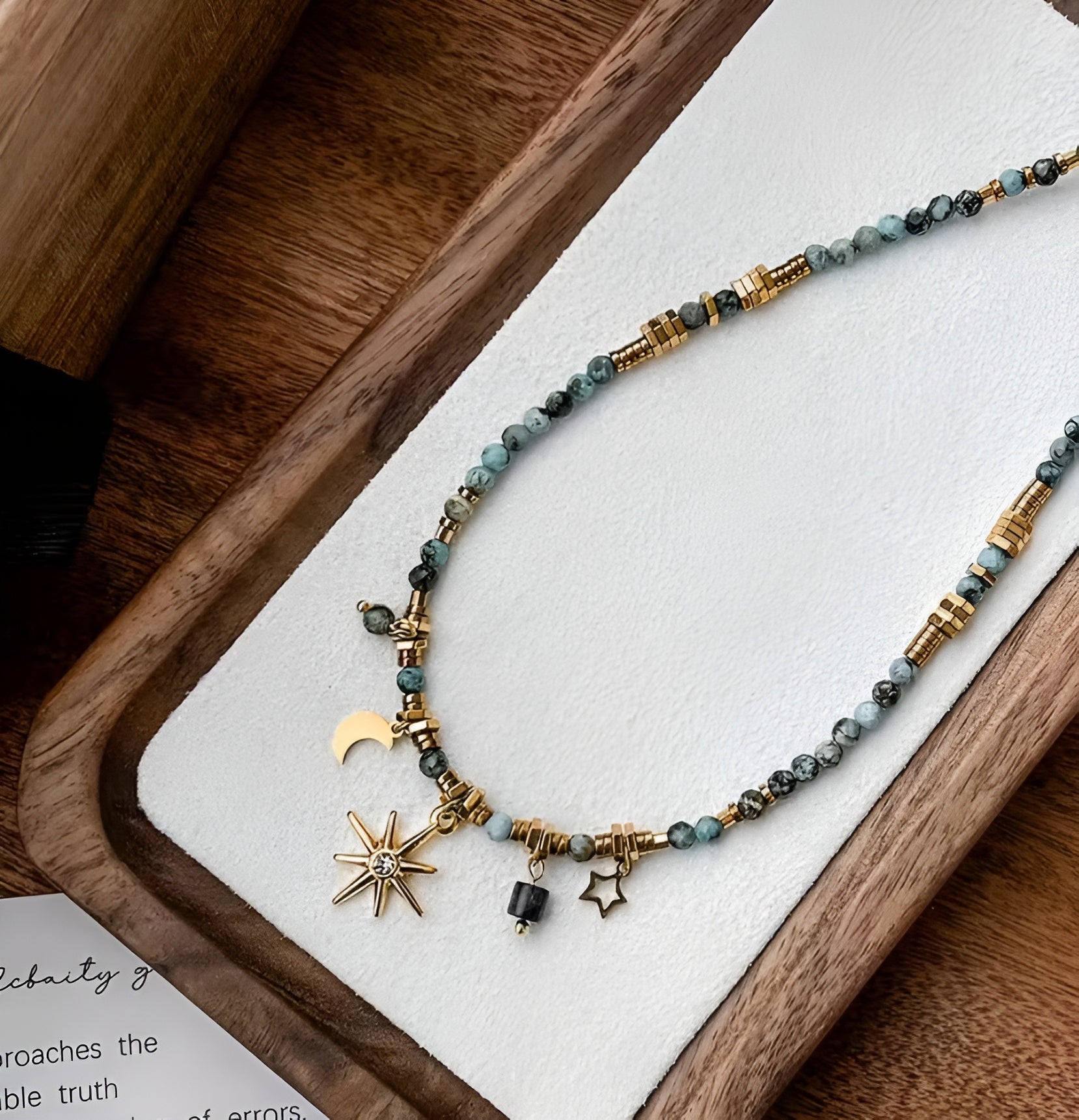 Handmade boho necklace